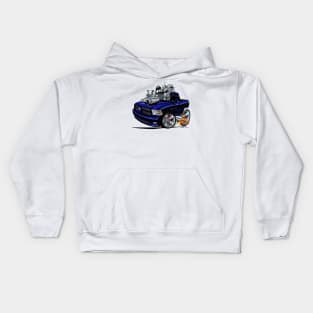 Dodge RAM Dark Blue Truck Kids Hoodie